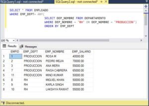 SQL ANY Operador de Comparación Sqlserverdb