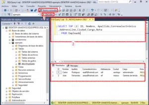 sql select top