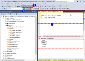 sql select distinct