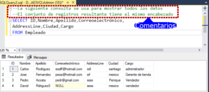 SQL Comment