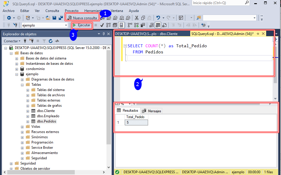 Select Count Sql Server Example