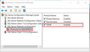 puerto SQL server cómo encontrar
