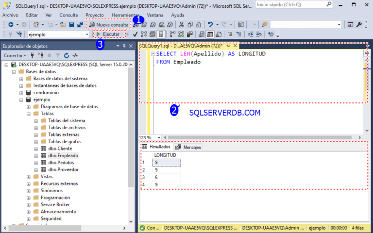 Sql Len Para Contar Caracteres Sqlserverdb