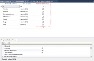 sql not null