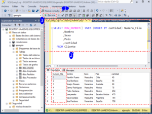 sql server ROW_NUMBER