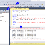 sql while