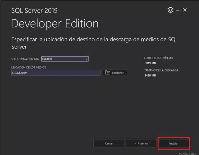 instalar sql server instalar sql server