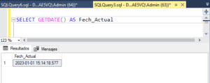 sql getdate