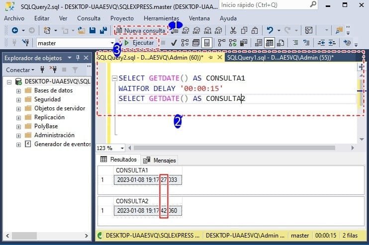 sql waitfor