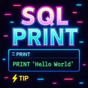 sql print